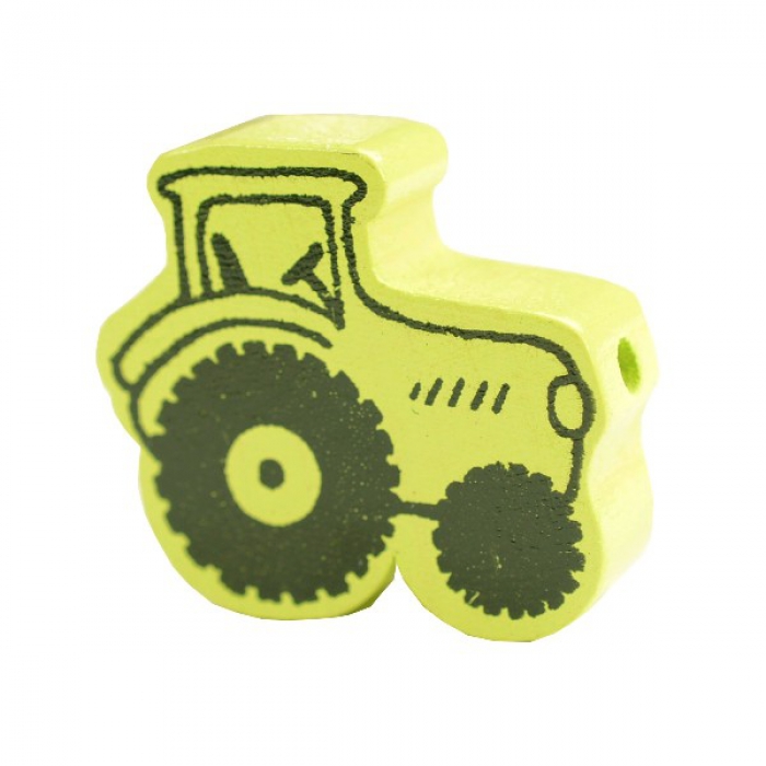 Motivperle Traktor lemon