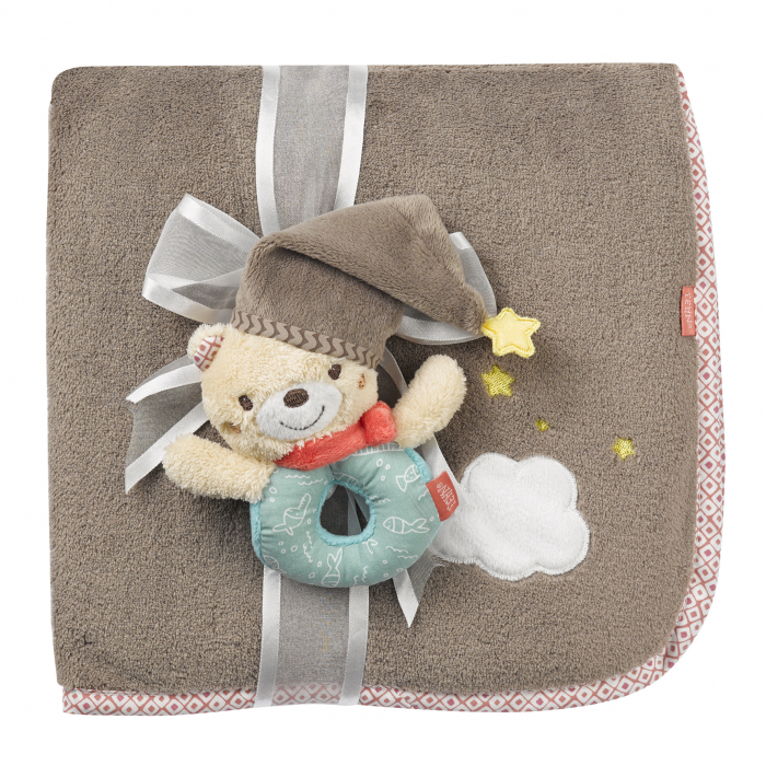 Baby Kuscheldecke mit Namen bestickt - Deine Schnullerkette - Geschenke mit  Wunschnamen