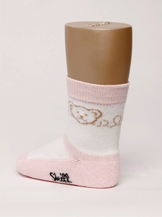 Steiff Baby Socken Frottee Teddy Bordüre in verschiedene Farben