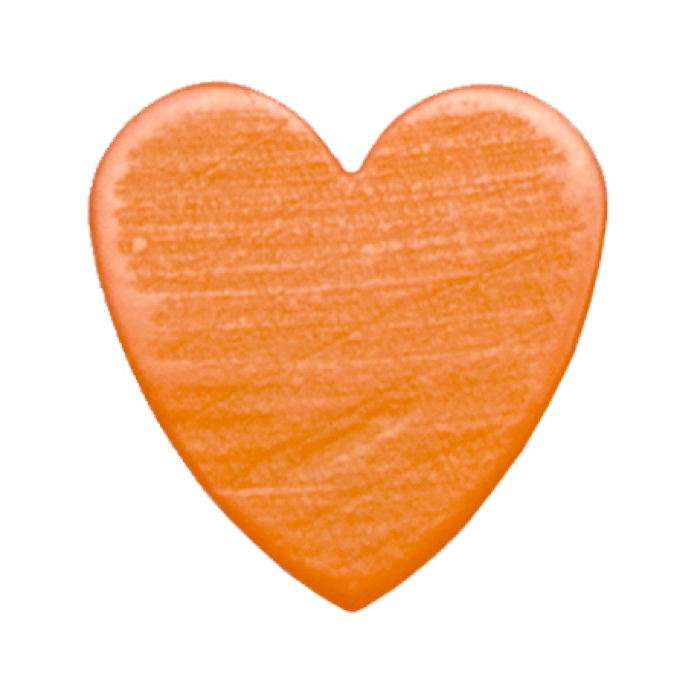 Motivperle Herz orange