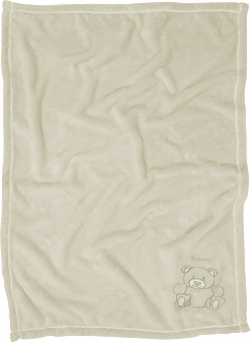 Babydecke "Kuschelbär" beige